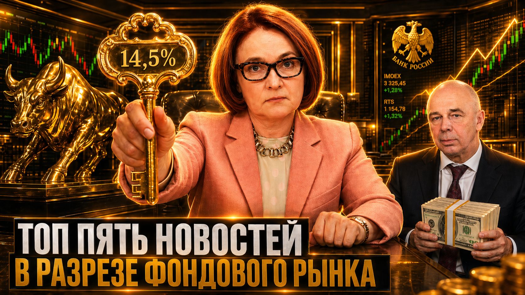 СТАВКА 14,5% И ЖЁСТКАЯ РИТОРИКА ЦБ, СНОВА МИНФИН И ВАЛЮТА, ПЕРВОЕ IPO 26 ГОДА. ТОП-5 НОВОСТЕЙ НЕДЕЛИ