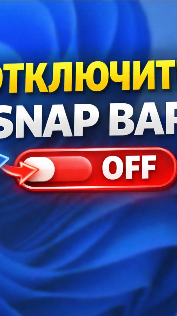 Отключить функции панели макетов привязки окон в Windows 11