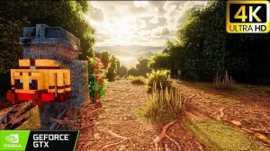 Ультрареалистичный Майнкрафт против RTX 4080 + AMD RYZEN 9 9950X3D