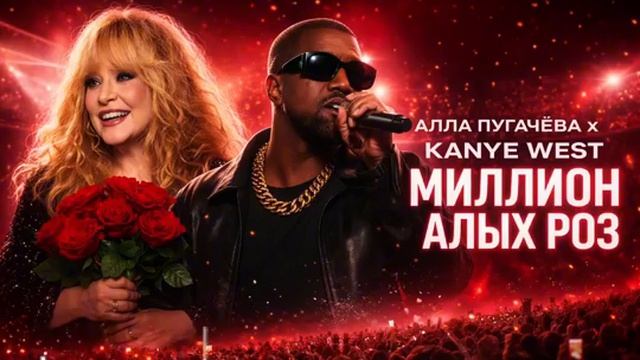 KANYE WEST x АЛЛА ПУГАЧЁВА — МИЛЛИОН АЛЫХ РОЗ