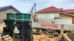 Вечная канализация в доме за 3 дня. Монтаж септика Евролос и дренажный колодец!