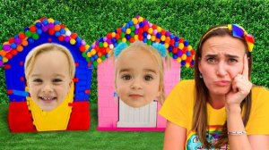 Алиса и цветные шарики повсюду - Забавная история для детей!