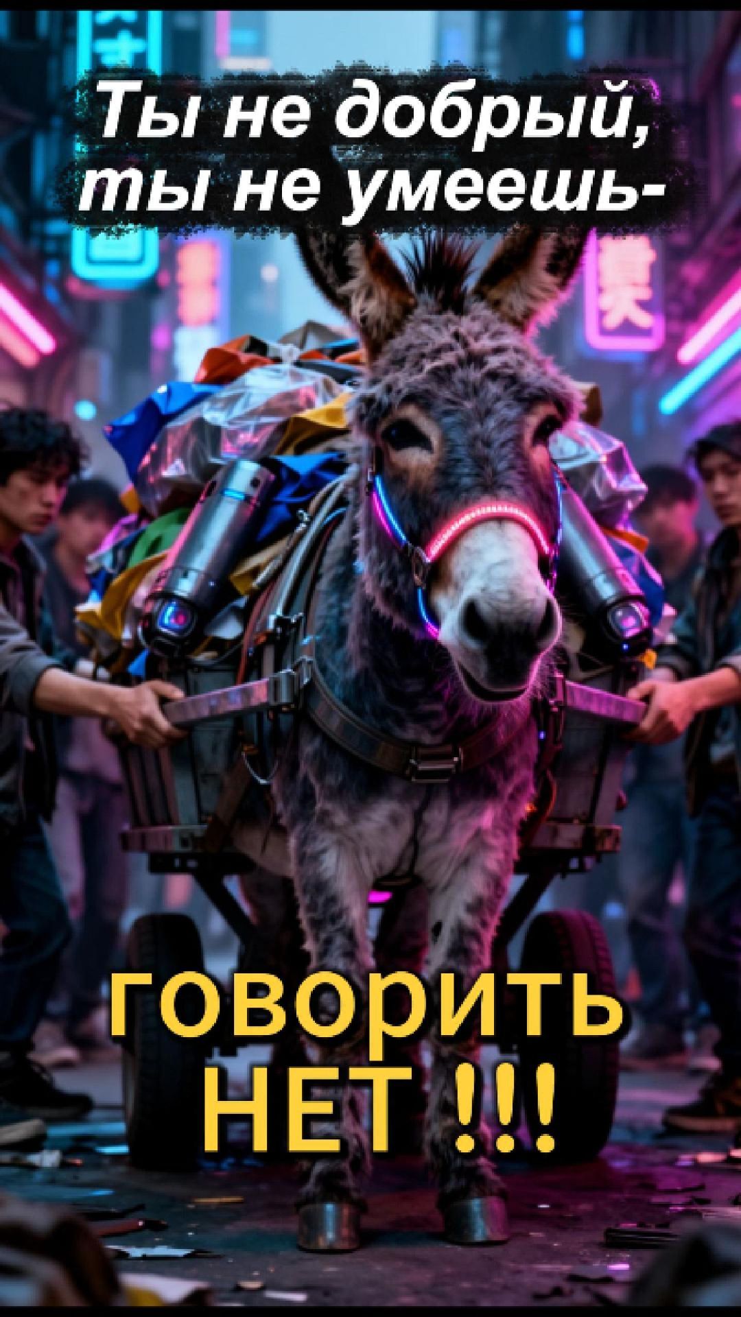 Ты не добрый, ты не умеешь сказать нет