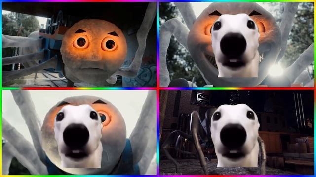 МУЛЬТИКИ ПРО ПАРОВОЗИКИ ⚔️ ЖУТКИЙ ПАРОВОЗИК ТОМАС против МОНСТРОВ под музыку COFFIN DANCE 🔥