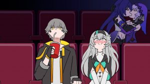 Целый день со светлячком Honkai Star Rail анимация