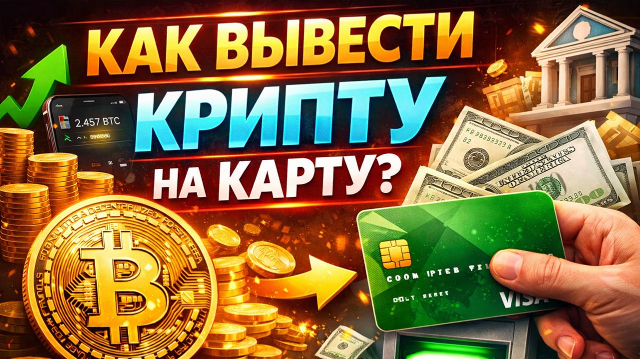 как вывести крипту на карту без обменников