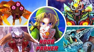 The Legend of Zelda Majora's Mask 3D -  Все Боссы + Концовка.
