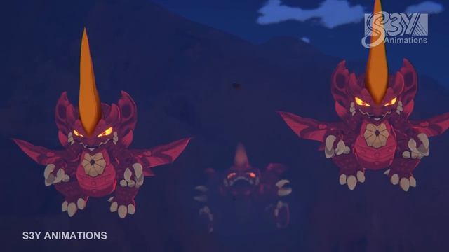 Baby Godzilla vs. Kong  Baby Anguirus vs. Destoroyah – Animation 28