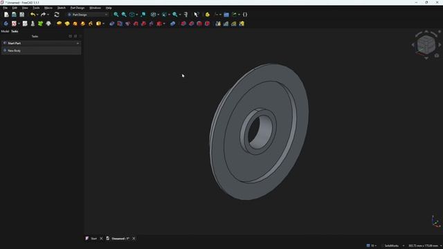 Как сделать шкив в FreeCAD 1.1