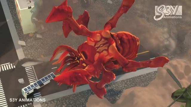 Baby Godzilla x Kong Mini Godzilla vs Scylla – Animation 25