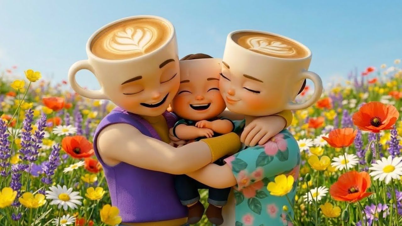 Счастливая семья Балерины Капуччины, где все любят и заботятся о своих малышах