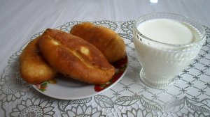 Пирожки жареные с картофелем и грибами