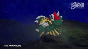 Baby Godzilla x Kong Supernova Gigan vs. Biolante - Animation 31