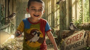 Супер воробей залетел на ЗАБРОШКУ!!!!!