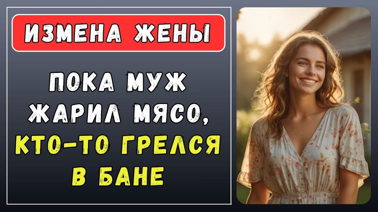 Истории измен - Жена парится в бане пока муж жарит мясо