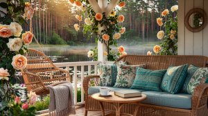 Летний дождь у лесного озера  - Музыка для медитаций и расслабления