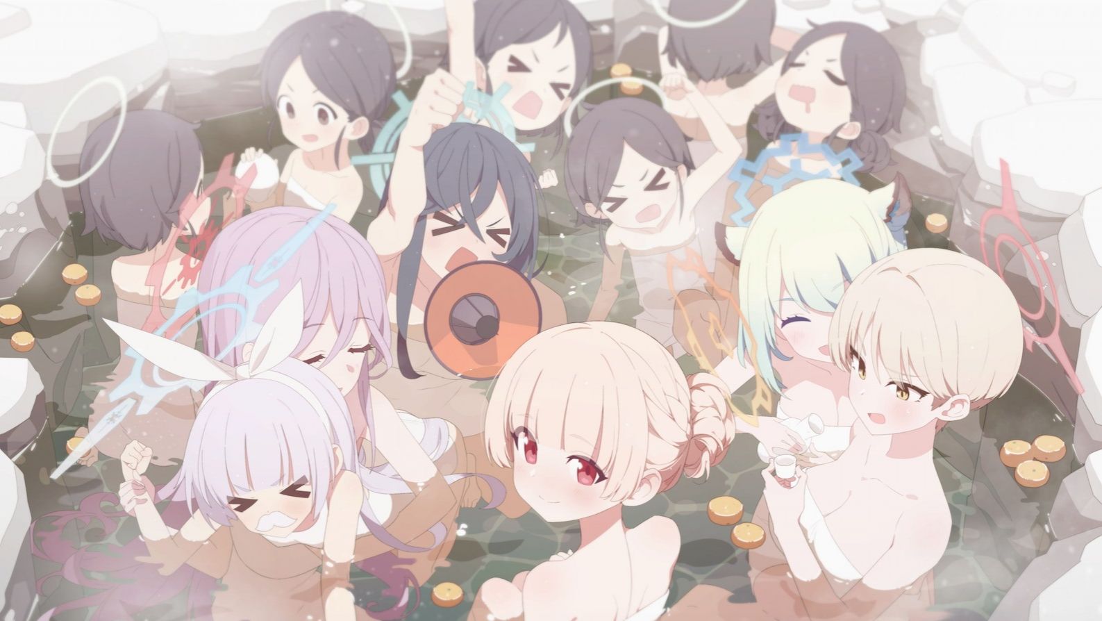 Hot Springs Resort No. 227 Daily Logs! | Blue Archive | Прохождение сюжета | Без комментариев