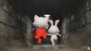 🐱🕷️ Короткометражный мультфильм с Любопытный котенок обнаруживает блестящий веб-момент | Часть 2