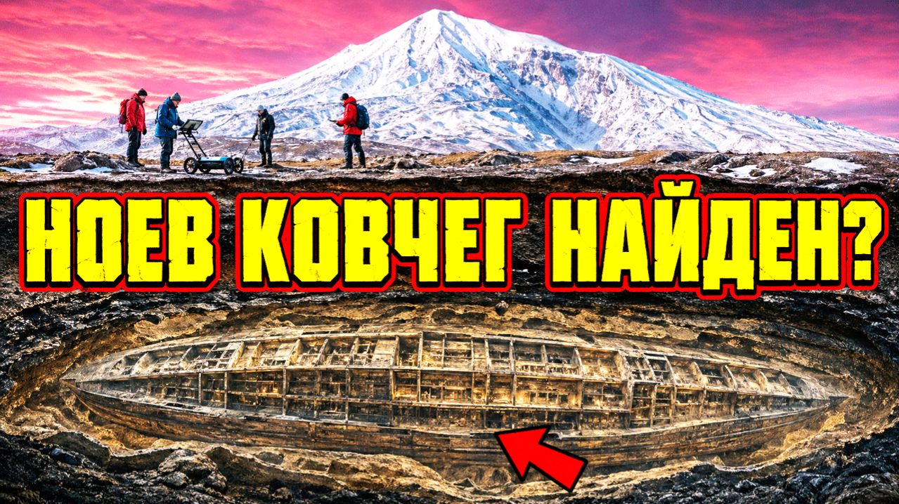 Георадары нашли под горой Арарат сеть туннелей которые в точности повторяют структуру Ноева Ковчега?