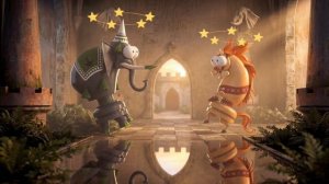 Битва Слона 🐘 и Коня 🐴 Шахматы ♟️ мультфильм 📽️