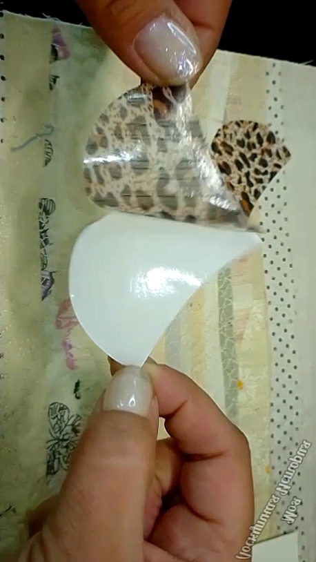 Лоскутная салфетка с аппликацией. Пэчворк. #shorts #пэчворк #лоскутноешитьё