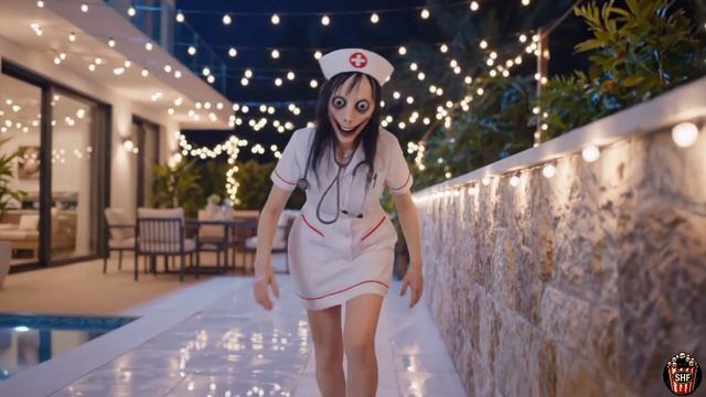 МОМО МЕДСЕСТРА У БАССЕЙНА. СТРАШНЫЕ ИСТОРИИ.