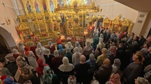 21. Пасха. Литургия. Храм Рождества Христова Посёлок Пангоды Надымский район ЯНАО 12 Апреля 2026г.