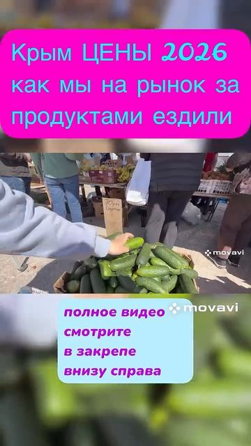Цены на рынке Крым сезон 2026