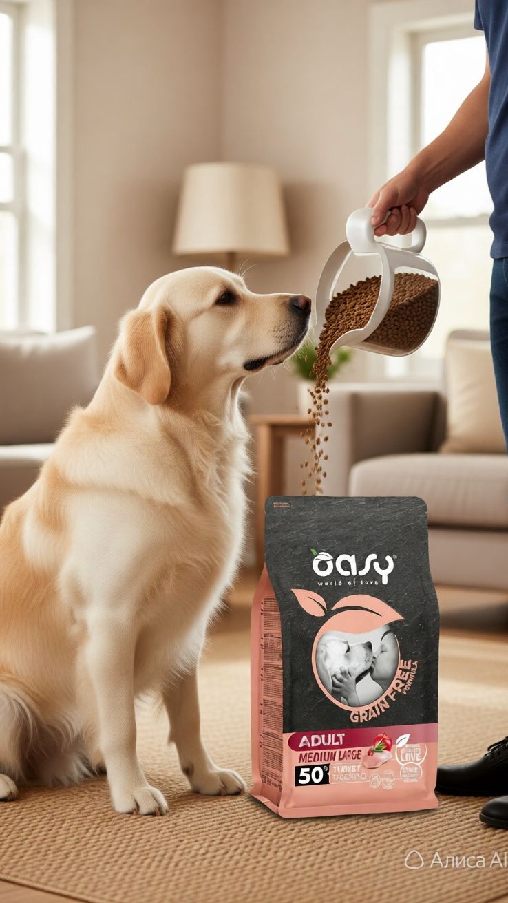 Корм для собак Oasy беззерновой, индейка