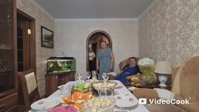 Влог/270/ Поздравили сваху/ Каша и блины с рецептом/ Рассада перерастает...