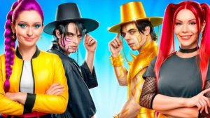 Золотой Джину против Темного Джину в борьбе за сердце Руми! КейПоп Охотницы на Демонов!