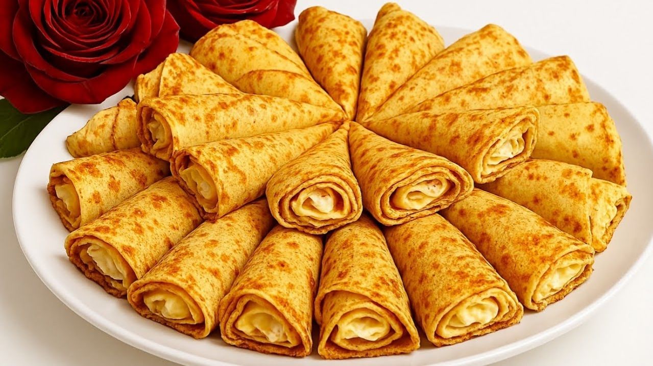 Заварной крем и тонкие блинчики! Идеальный десерт, который сметают со стола первым!