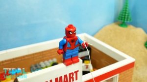 28. Cinema Flooded in Tsunami Experiment - LEGO Dam Breach - Wave Machine VS Movie Theatre