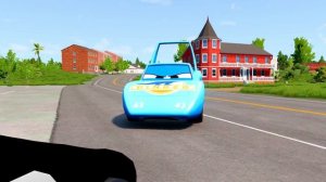 Horror Story HUGE PURPLE SLIME СARGO TRUCK ZOMBIE McQueen Flatbed Trailer in Bea