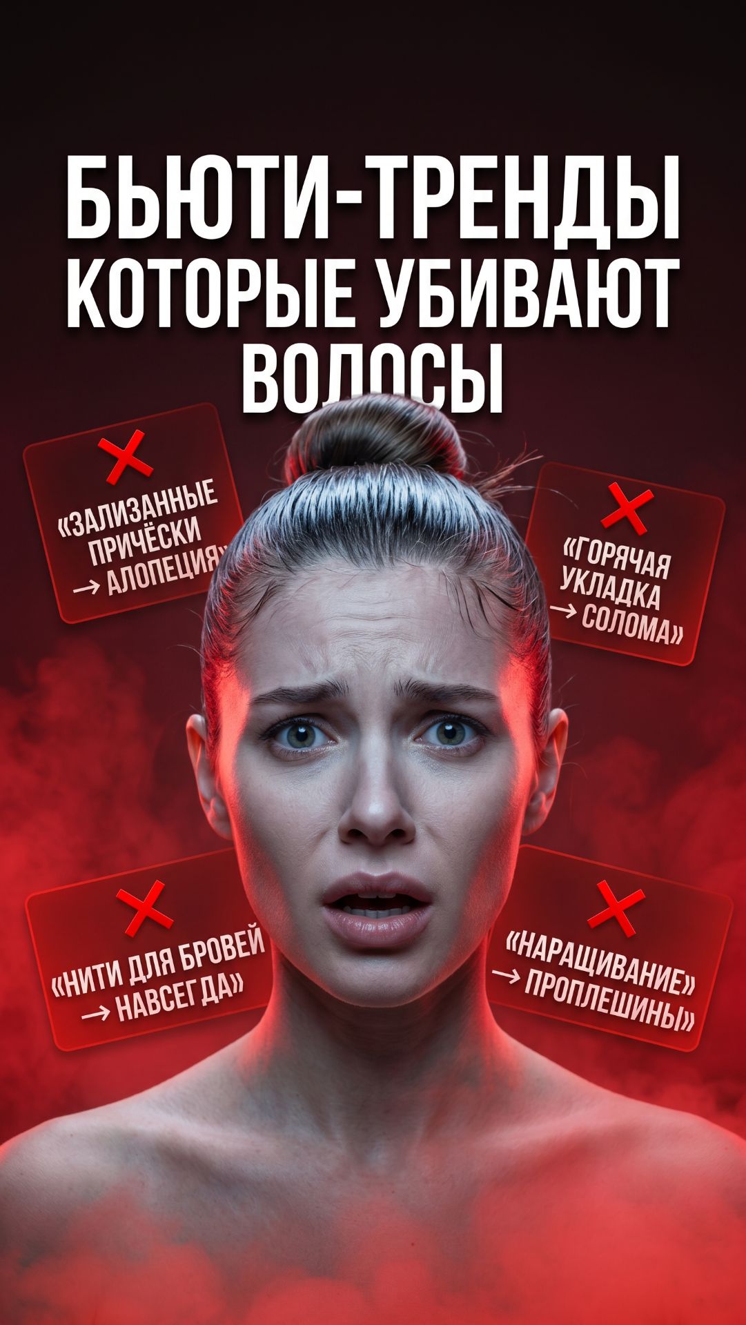 Бьюти-тренды которые убивают волосы — а последний это вообще ужас 😱