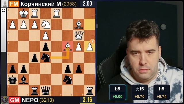 Голландская ЗАЩИТА!  GM Ян Непомнящий -   FM Mykola Korchynskyi