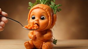 Милые или Жуткие? ИИ-малыши из овощей 🥕👶 | Лучший успокаивающий ИИ ASMR