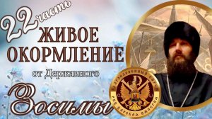 Живое окормление. Часть 22я.  «Бог берется за каждую силу души и доводит до смирения».