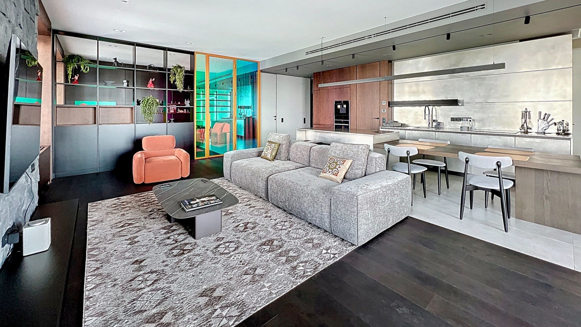 Стильные апартаменты с террасой! Аренда 3-комнатных апартаментов, 127 м² (ID 47729)