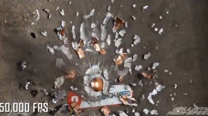 Взрыв Пули — высокоскоростная съемка