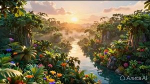 Живые релакс картины от ИИ.