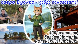 Озеро Вуокса, северная часть, от города Приозерска до окрестностей острова Скалистый.