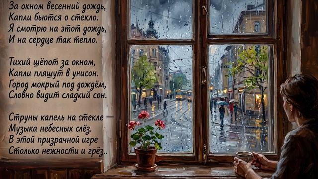 Весенний дождь смывает зимнюю печаль