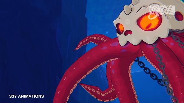 Baby Godzilla, Kong vs. Skull Kraken  – Animation 19