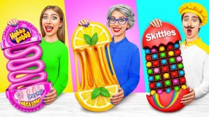 Кулинарный Челлендж# Я против Бабушки # Эпичная Битва с Едой от Bubba DO Challenge