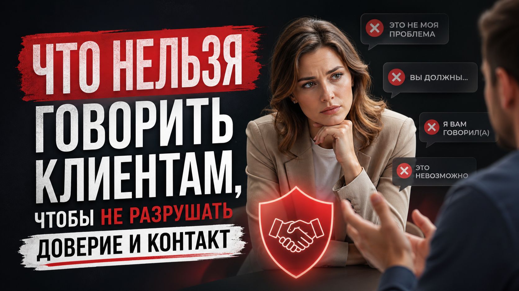 Что нельзя говорить клиентам, чтобы не разрушать доверие и контакт