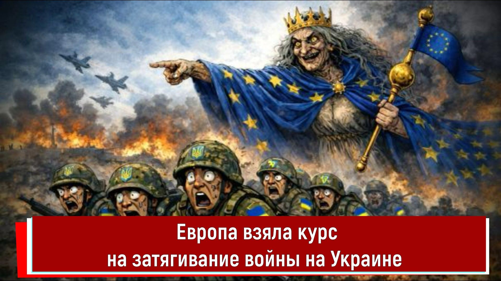 Европа взяла курс на затягивание войны на Украине