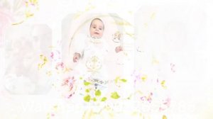 Красочное слайд-шоу на 1 годик для девочки из фотографий и музыки