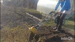 Влог Продолжаем работу в огороде