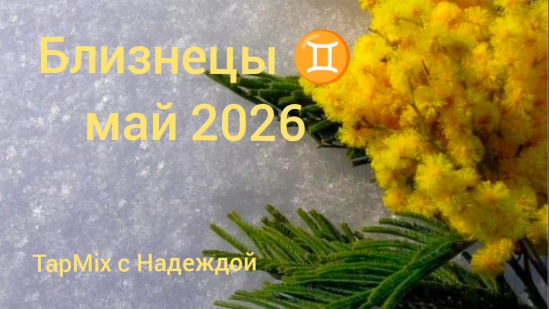 Близнецы ♊, май 2026